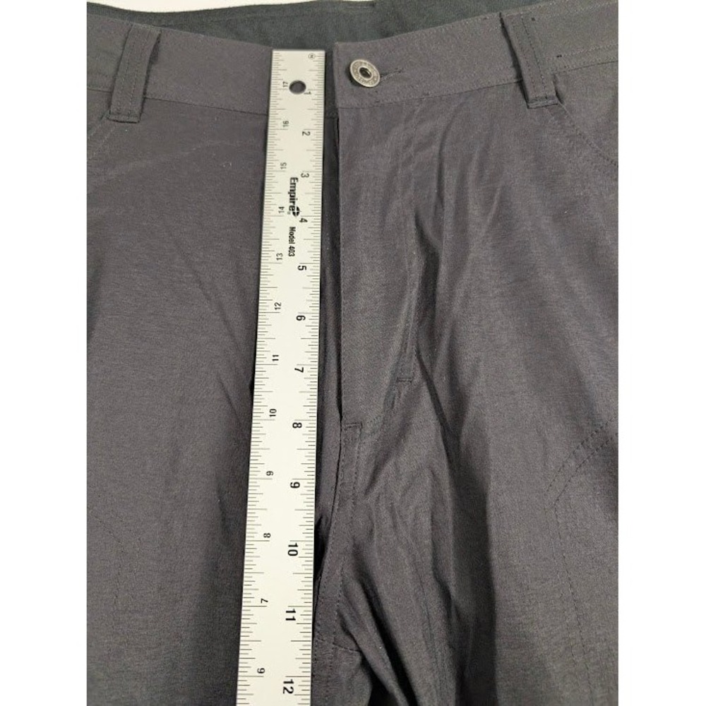 Eddie Bauer Fleece Lined Pants Mens 34x30 Black Hiking Outdoor EUC - Picture 4 of 10
